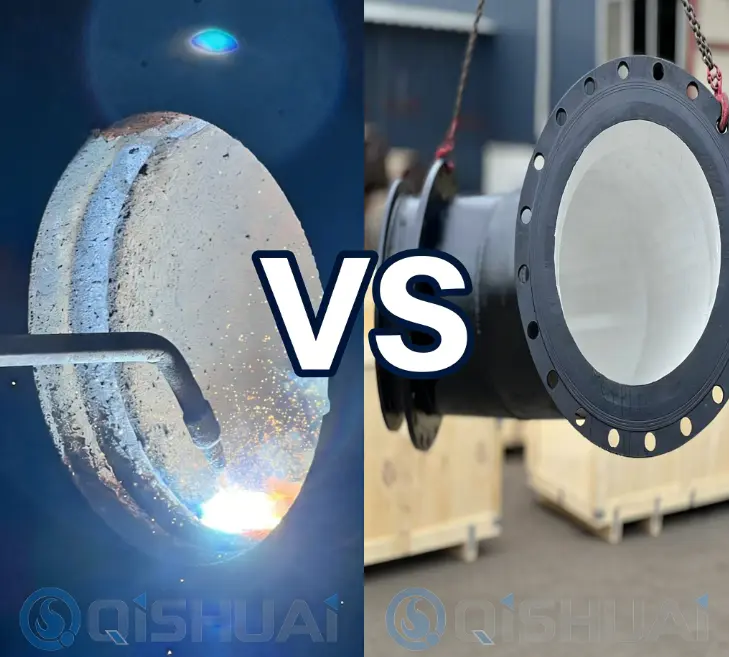 Poglobljena analiza podjetja Shandong Qishuai: vodnik po izbiri za cevi s prekrivanjem iz kromovega karbida in cevi s keramično oblogo iz aluminijevega oksida, primerne za pogoje visoke abrazije v vseh panogah